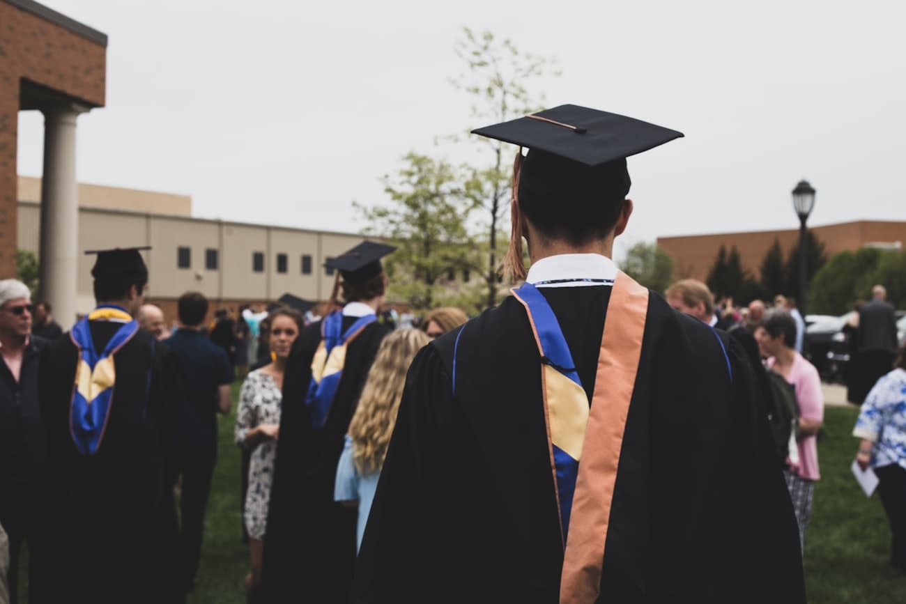 Graduates on their graduation day, ready for the working world
