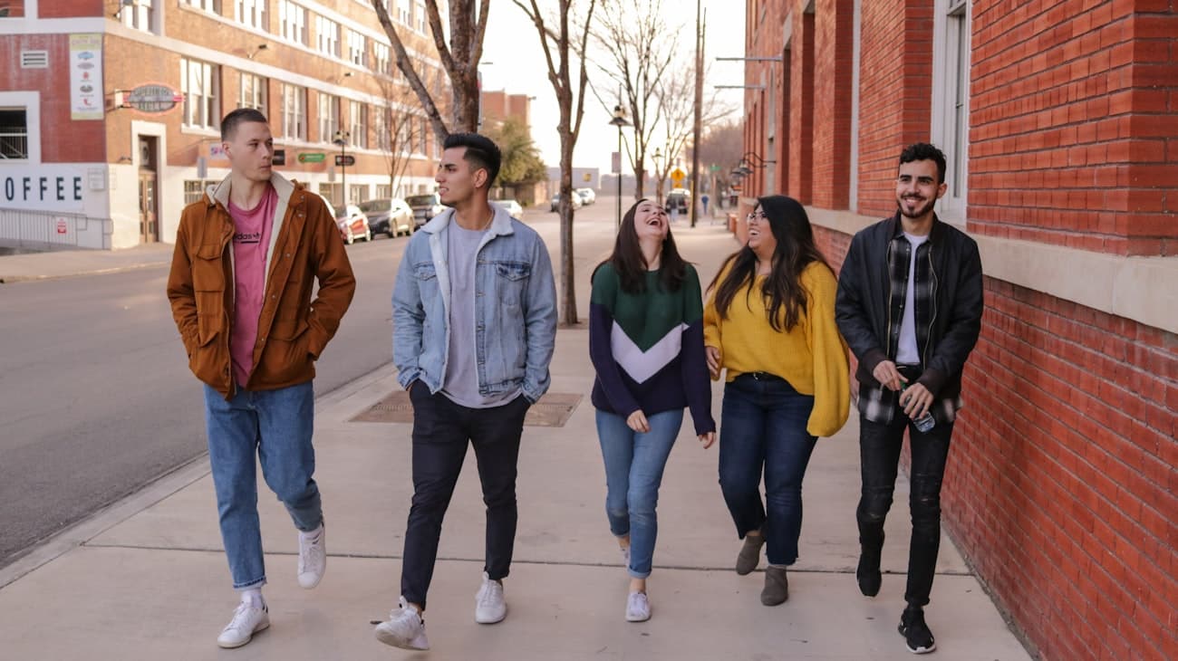 High-school students on campus, ready for what comes next