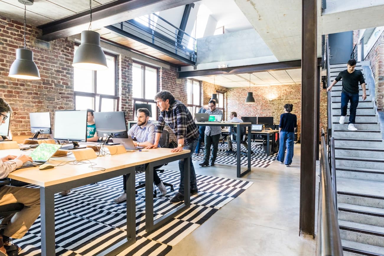 A workplace where the hiring tools already in use sit side by side